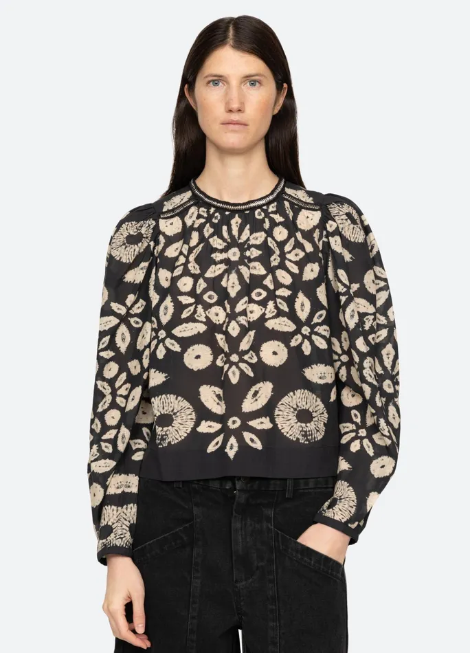 Women Tops Sea New York Thea Top Black