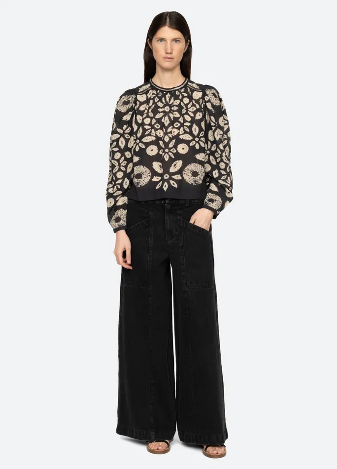 Women Tops Sea New York Thea Top Black