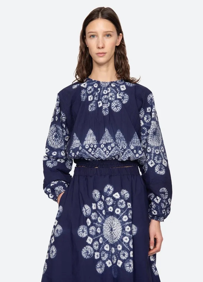 Women Tops Sea New York Yana LS Top Navy
