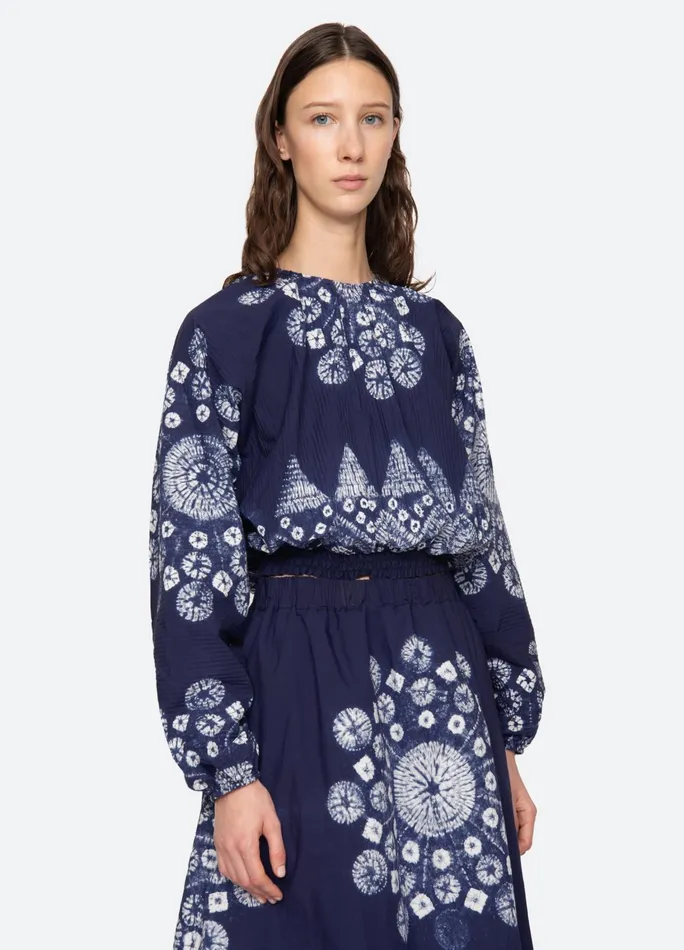 Women Tops Sea New York Yana LS Top Navy