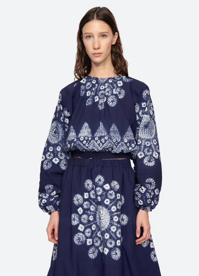 Women Tops Sea New York Yana LS Top Navy