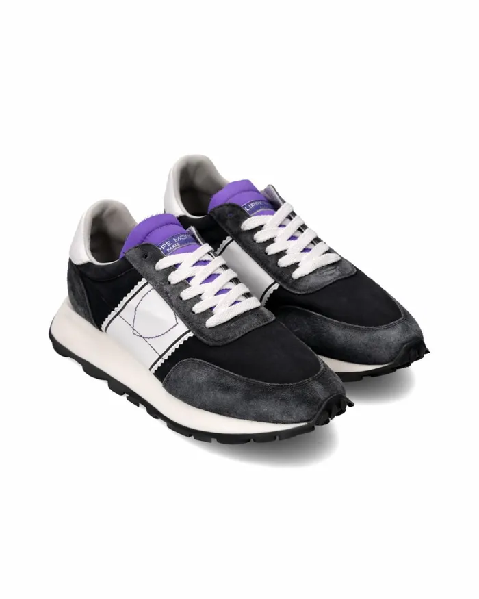 Women Tour Sneakers Black Shoes Philippe Model Paris Running