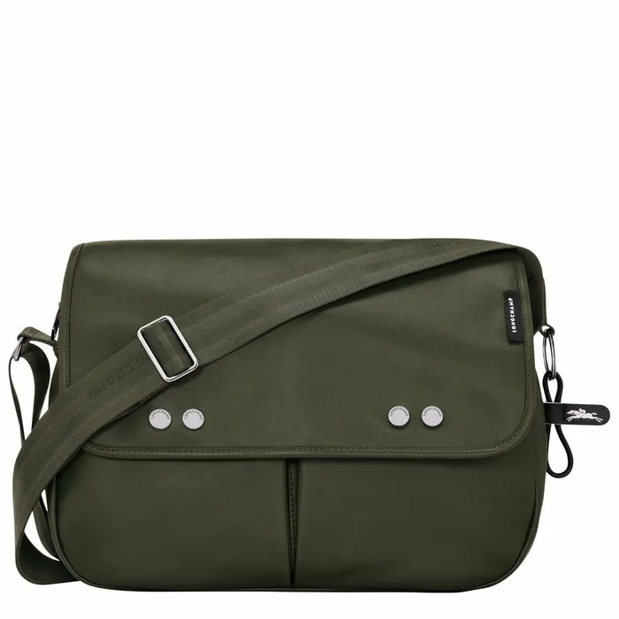 Women Trs Paris M Crossbody Bag Khaki Longchamp Crossbody Bags