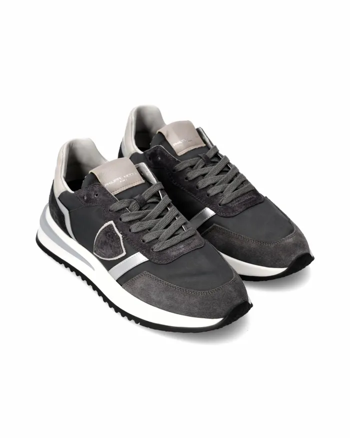 Women Tropez 21 Sneakers BlackSilver Shoes Philippe Model Paris Casual