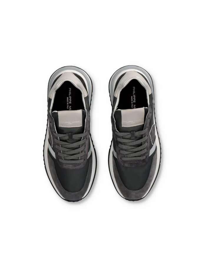 Women Tropez 21 Sneakers BlackSilver Shoes Philippe Model Paris Casual