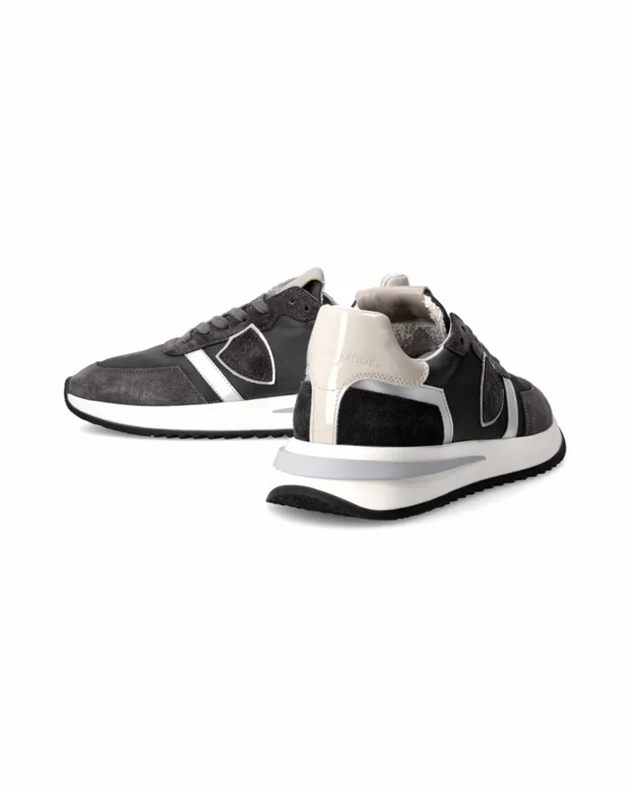 Women Tropez 21 Sneakers BlackSilver Shoes Philippe Model Paris Casual