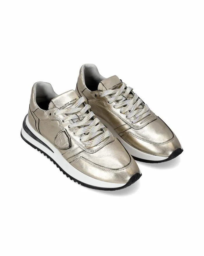 Women Tropez 21 Sneakers Gold Shoes Paris Philippe Model Paris Casual