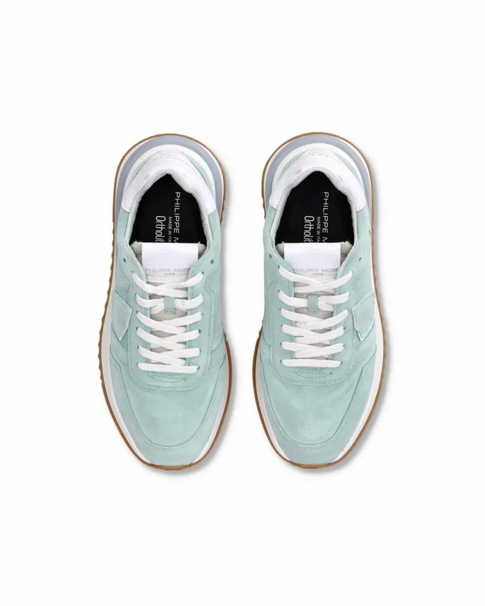 Women Tropez 21 Sneakers Green Casual Shoes Paris Philippe Model Paris Running