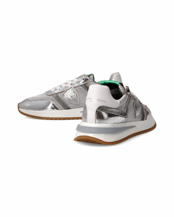 Women Tropez 21 Sneakers Silver Shoes Philippe Model Paris Casual