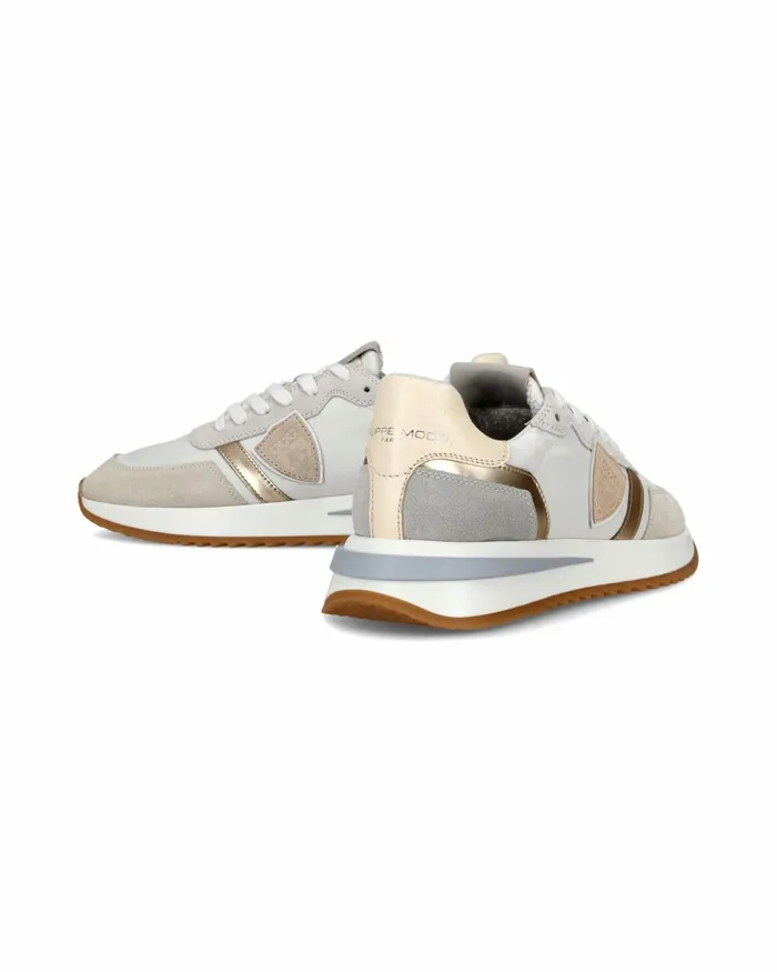 Women Tropez 21 Sneakers WhiteGold Shoes Paris Philippe Model Paris Casual