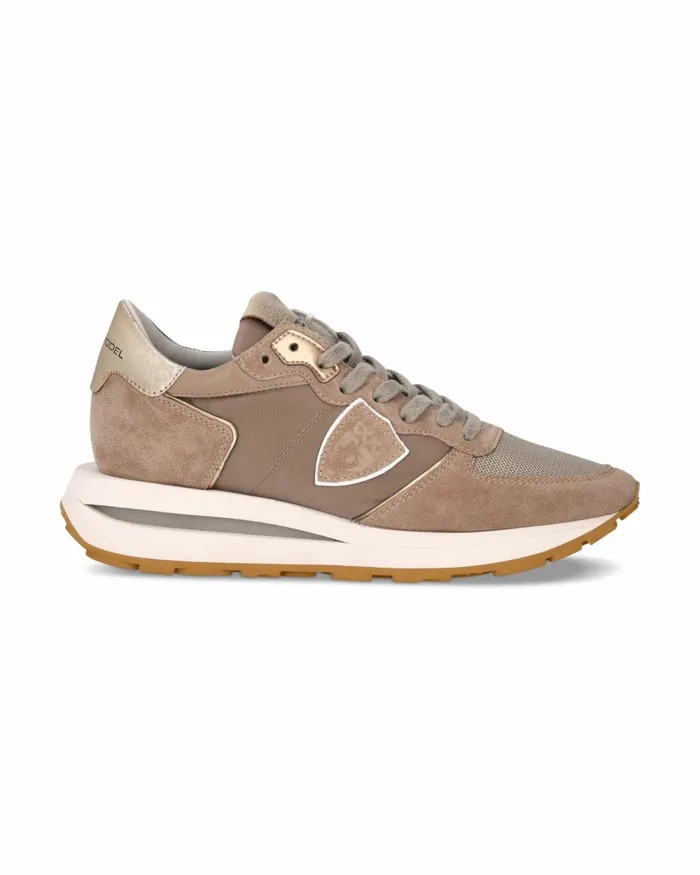 Women Tropez Haute Sneakers Beige Shoes Paris Philippe Model Paris Casual