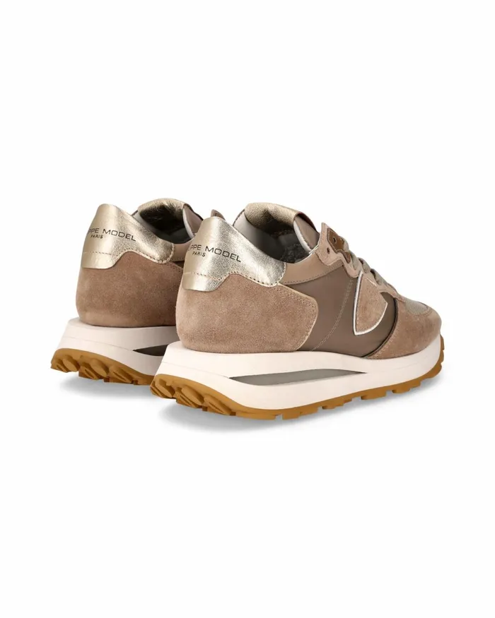 Women Tropez Haute Sneakers Beige Shoes Paris Philippe Model Paris Casual