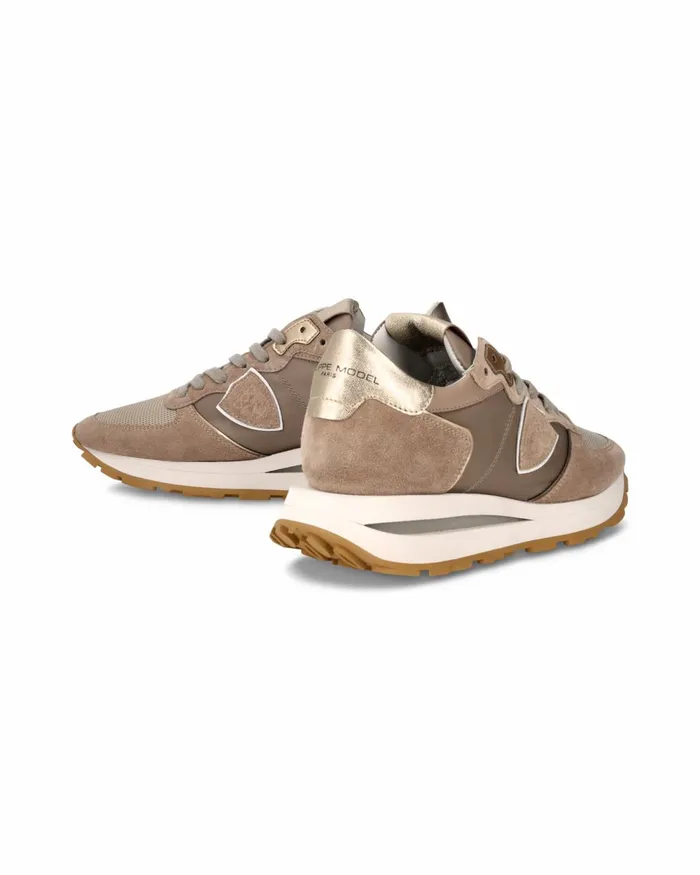 Women Tropez Haute Sneakers Beige Shoes Paris Philippe Model Paris Casual