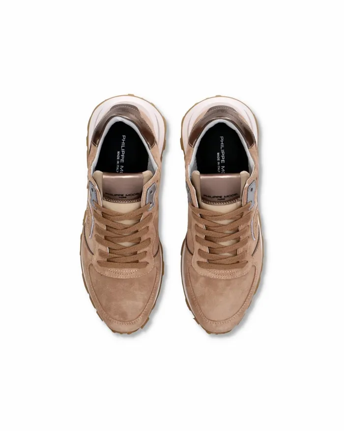 Women Tropez Haute Sneakers Beige Shoes Paris Philippe Model Paris Running