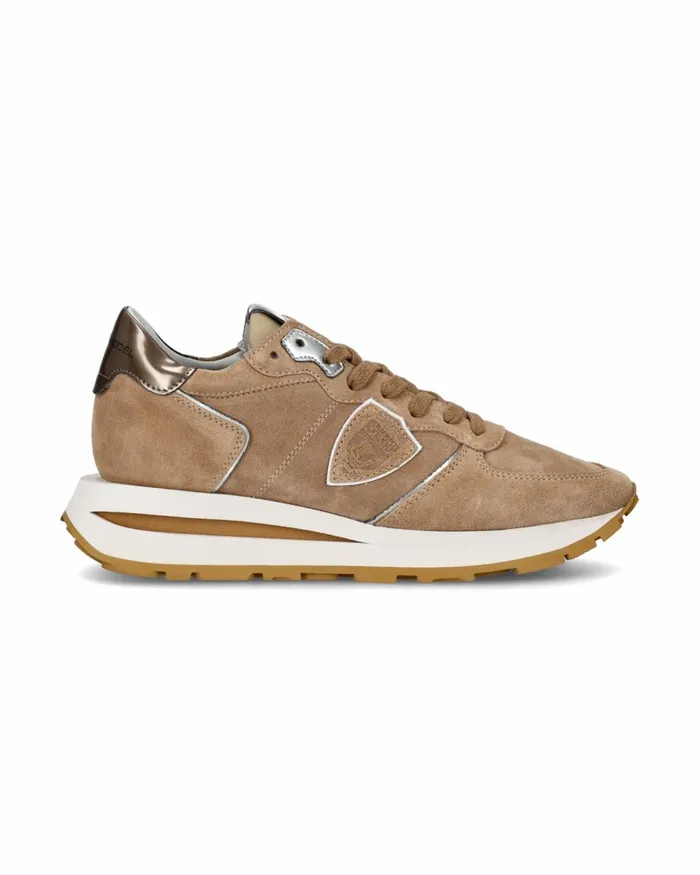 Women Tropez Haute Sneakers Beige Shoes Paris Philippe Model Paris Running