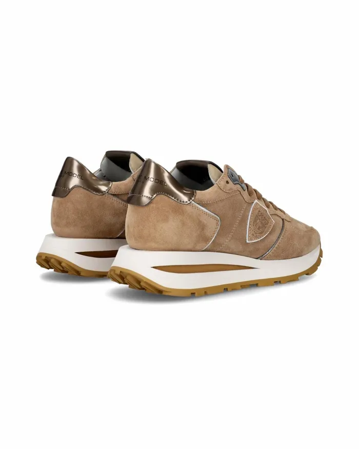 Women Tropez Haute Sneakers Beige Shoes Paris Philippe Model Paris Running