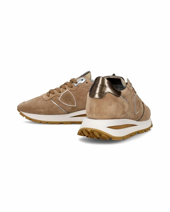 Women Tropez Haute Sneakers Beige Shoes Paris Philippe Model Paris Running