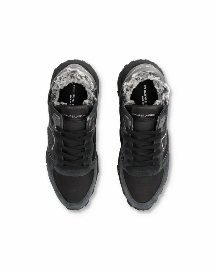 Women Tropez Haute Sneakers Black Shoes Philippe Model Paris Low