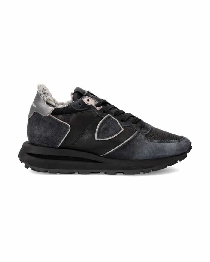 Women Tropez Haute Sneakers Black Shoes Philippe Model Paris Low