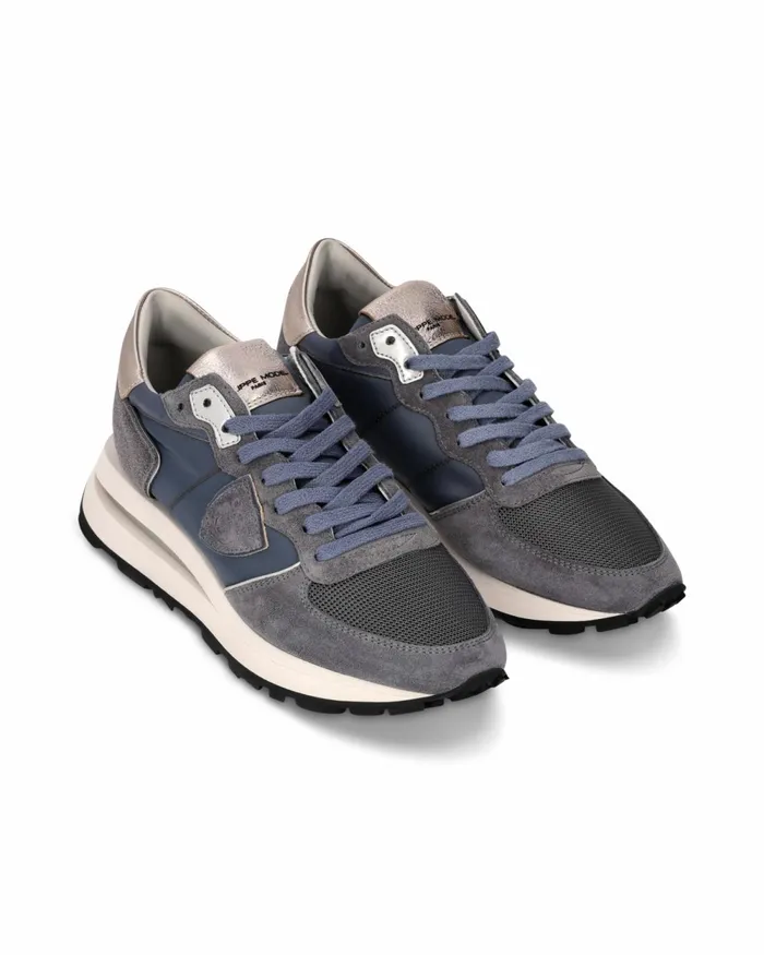 Women Tropez Haute Sneakers Denim Shoes Philippe Model Paris Casual