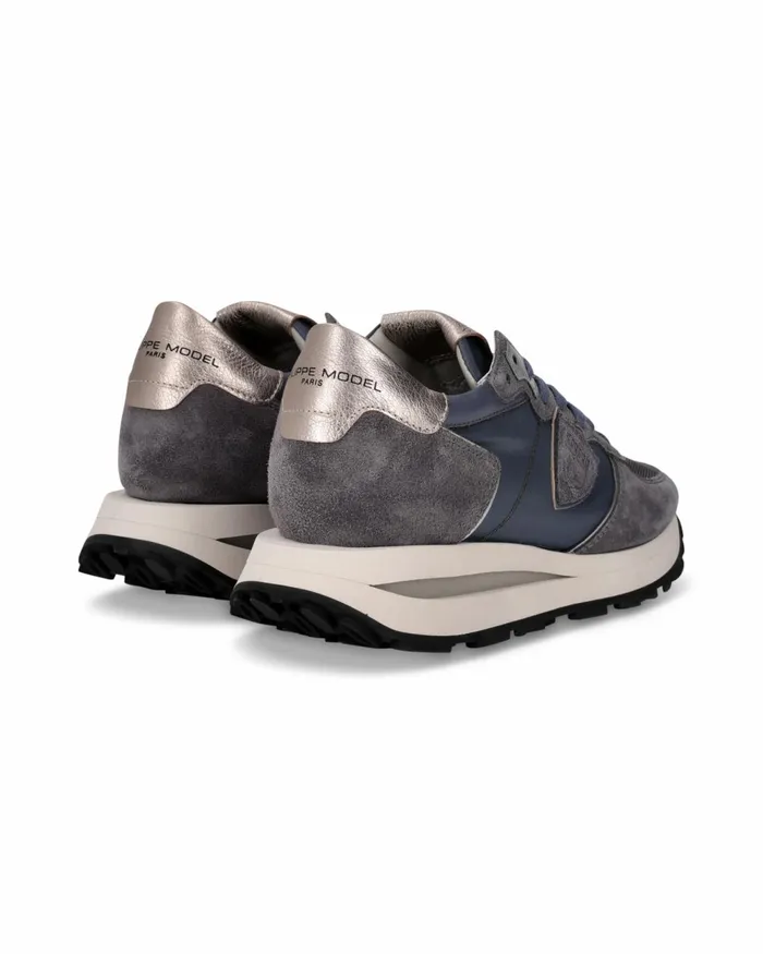 Women Tropez Haute Sneakers Denim Shoes Philippe Model Paris Casual