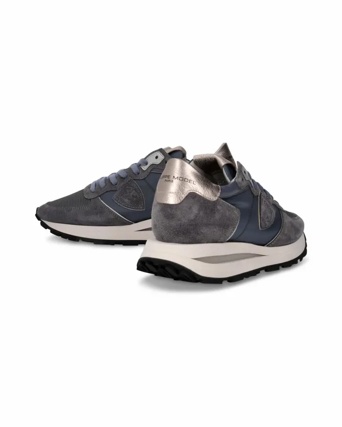 Women Tropez Haute Sneakers Denim Shoes Philippe Model Paris Casual