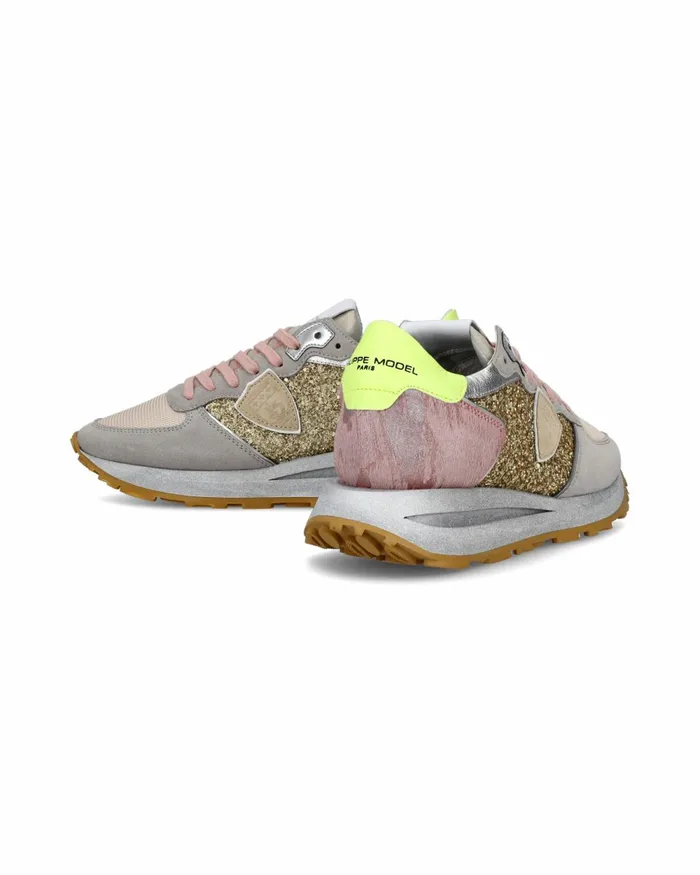 Women Tropez Haute Sneakers Gold Shoes Paris Philippe Model Paris Casual