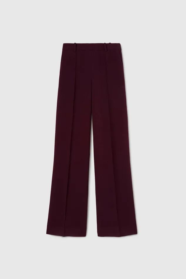 Women Trousers Ermanno Scervino Elegant Bordeaux Bootcut Pants For Women 8211 Ermanno Scervino Bordeaux Women Trousers Ermanno Scervino Elegant Bordeaux Bootcut Pants For Women 8211 Ermanno Scervino Bordeaux