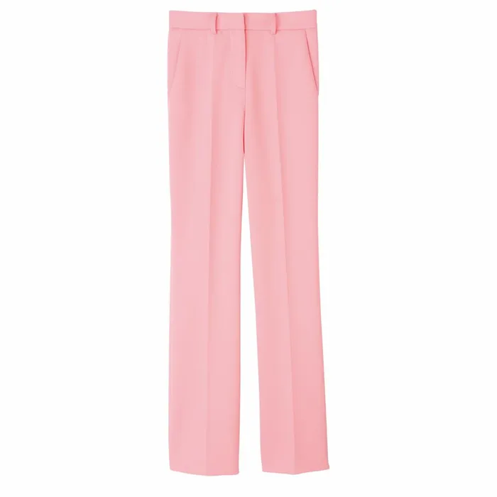 Women Trousers Pink Longchamp Trousers and Shorts