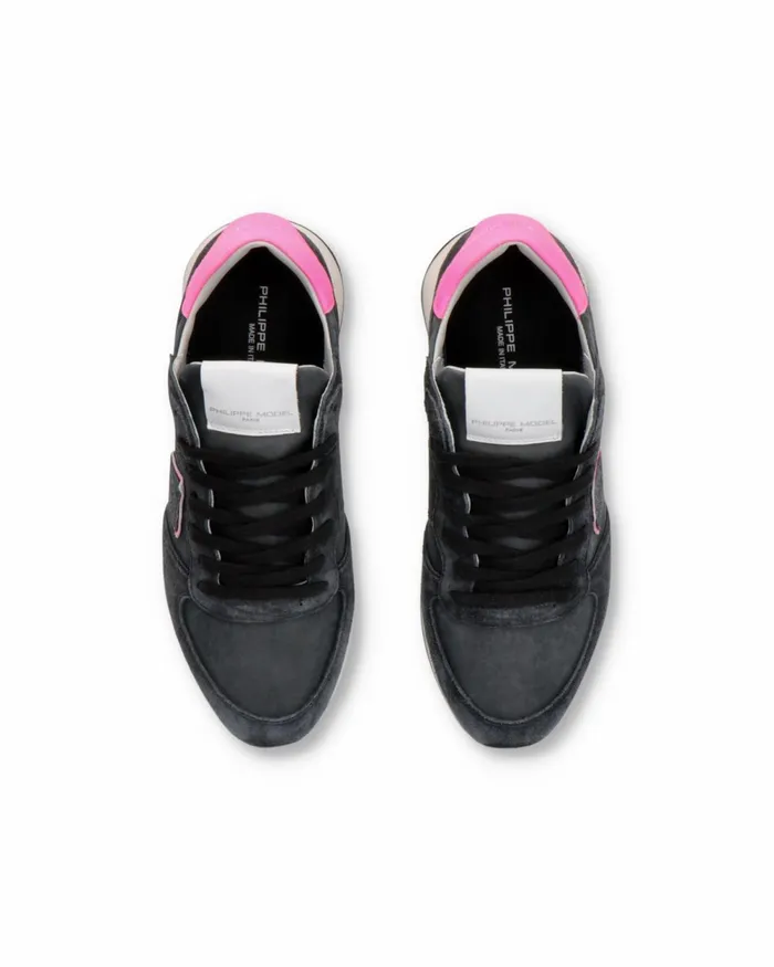 Women Trpx Sneakers Black Shoes Philippe Model Paris Casual