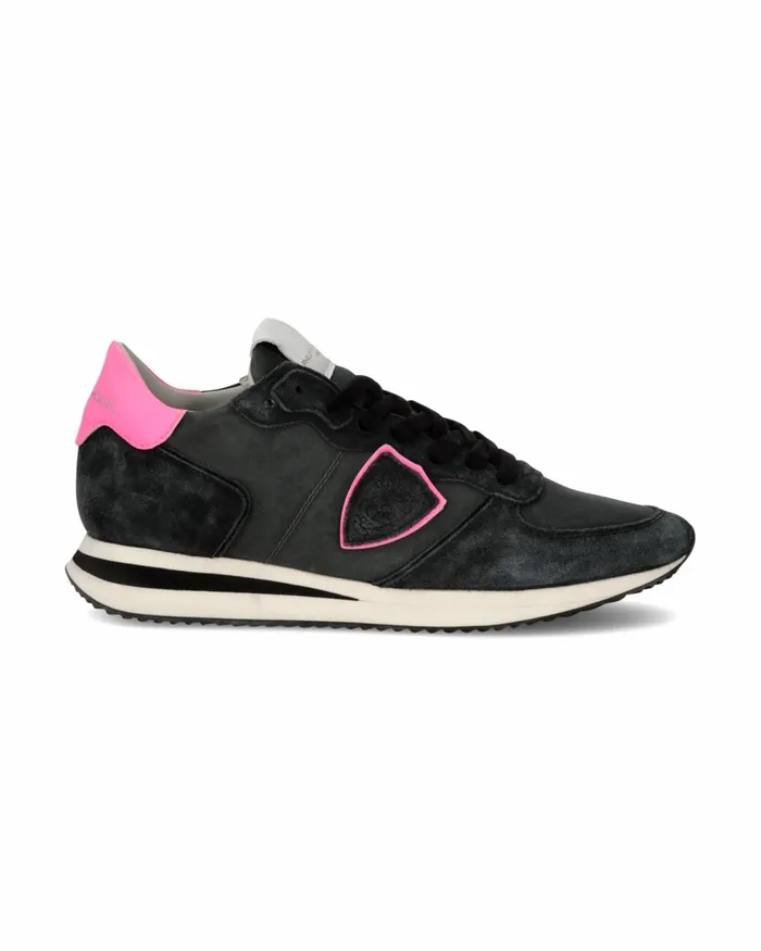 Women Trpx Sneakers Black Shoes Philippe Model Paris Casual