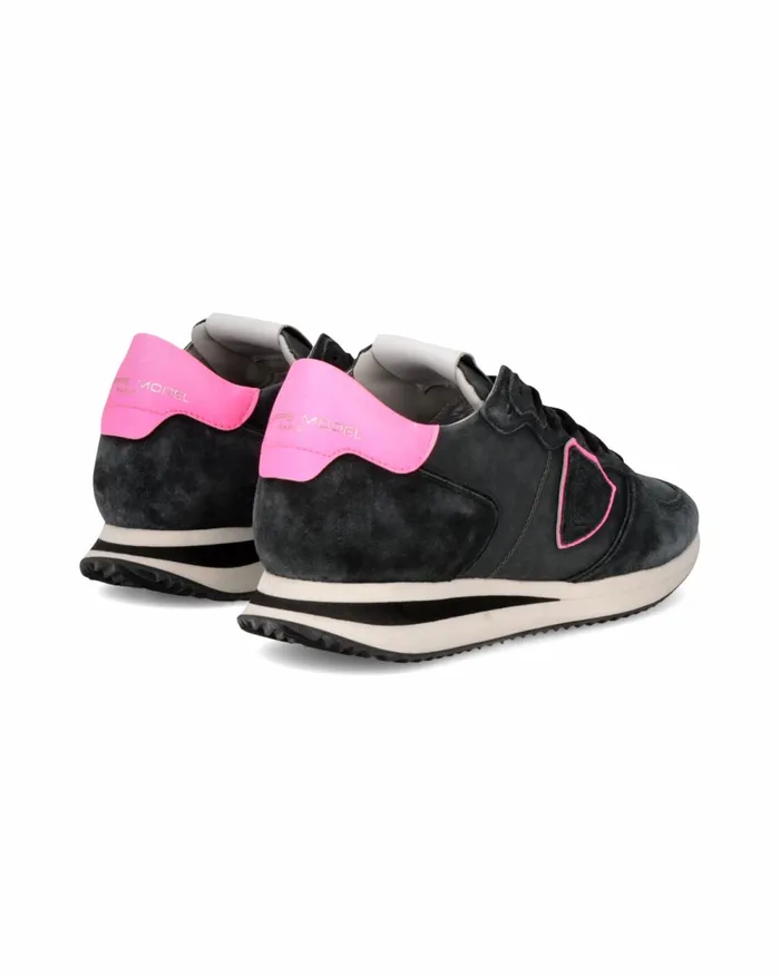 Women Trpx Sneakers Black Shoes Philippe Model Paris Casual