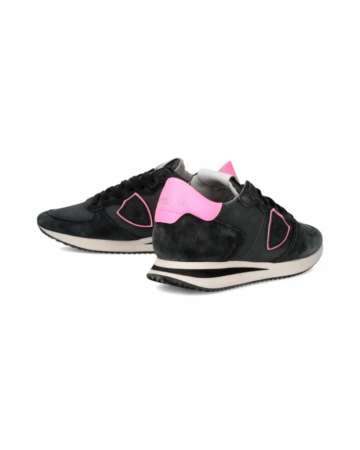 Women Trpx Sneakers Black Shoes Philippe Model Paris Casual