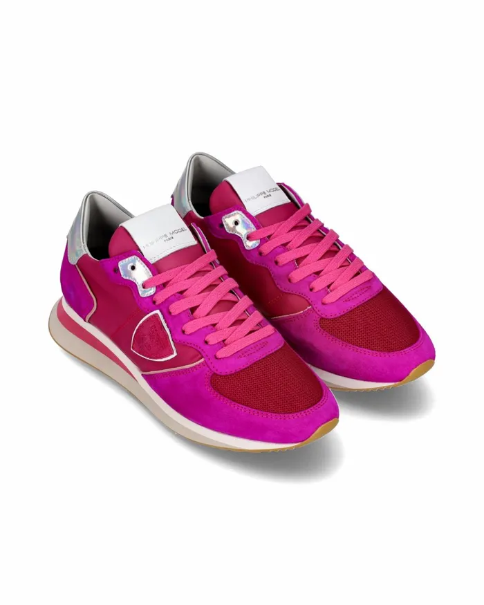 Women Trpx Sneakers Fuchsia Shoes Philippe Model Paris Low