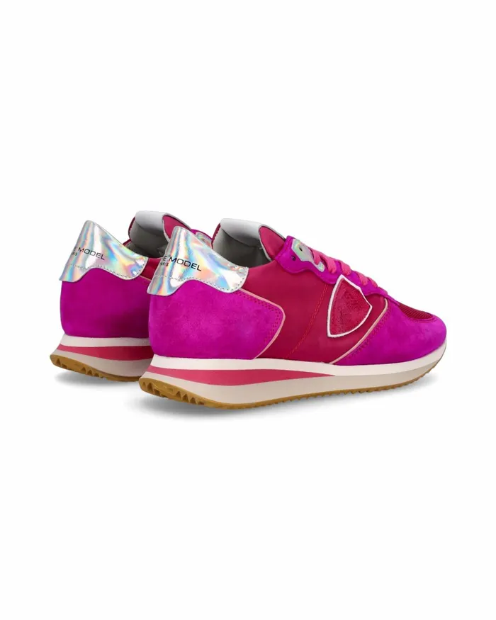 Women Trpx Sneakers Fuchsia Shoes Philippe Model Paris Low