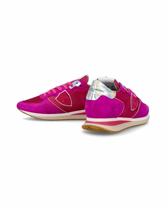 Women Trpx Sneakers Fuchsia Shoes Philippe Model Paris Low