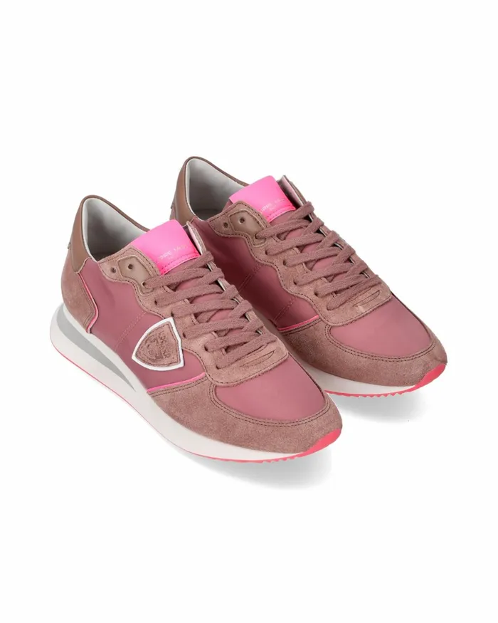 Women Trpx Sneakers RoseFuchsia Shoes Philippe Model Paris Casual