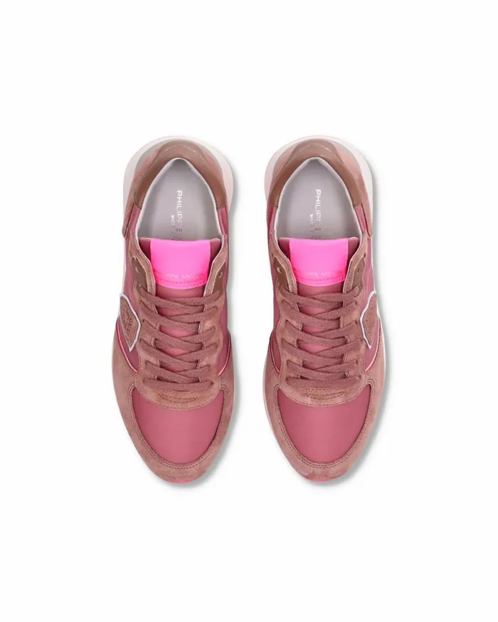 Women Trpx Sneakers RoseFuchsia Shoes Philippe Model Paris Casual