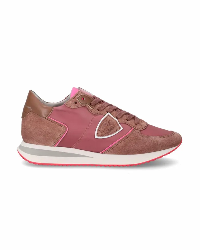 Women Trpx Sneakers RoseFuchsia Shoes Philippe Model Paris Casual