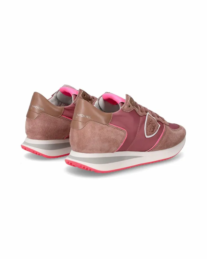 Women Trpx Sneakers RoseFuchsia Shoes Philippe Model Paris Casual