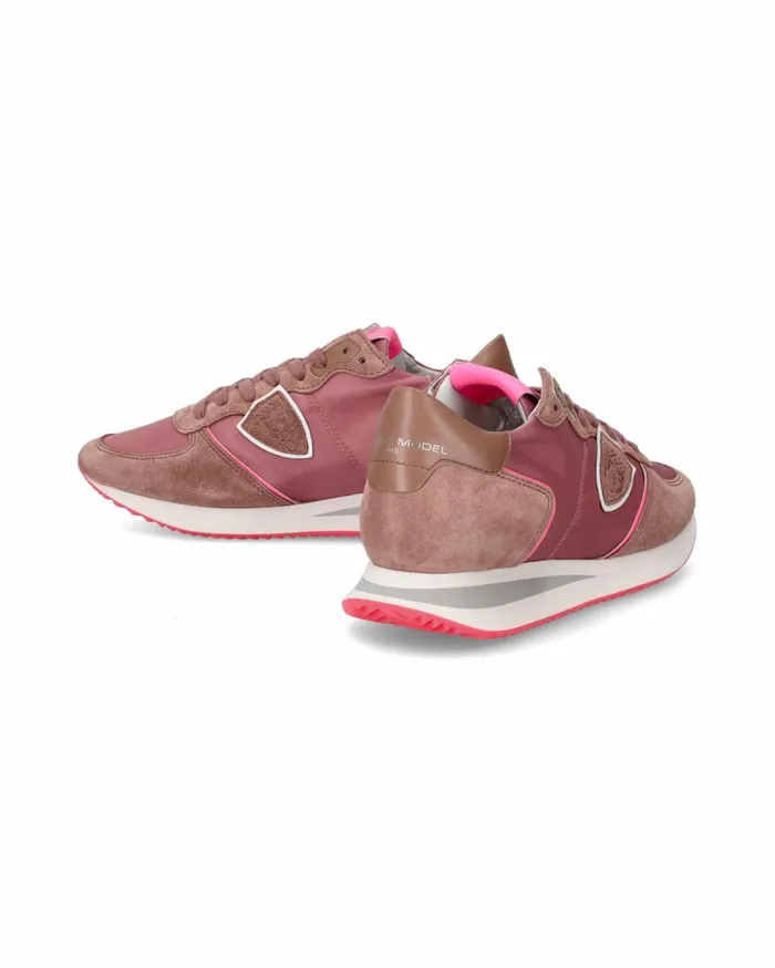 Women Trpx Sneakers RoseFuchsia Shoes Philippe Model Paris Casual