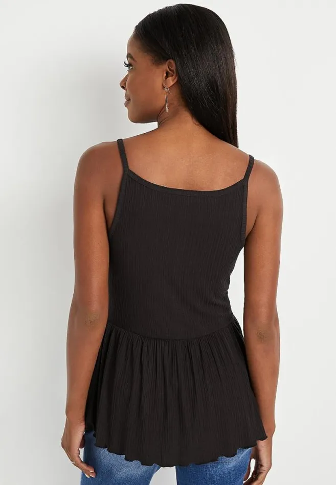 Women Twist Front High Neck Tank Top Maurices Tops