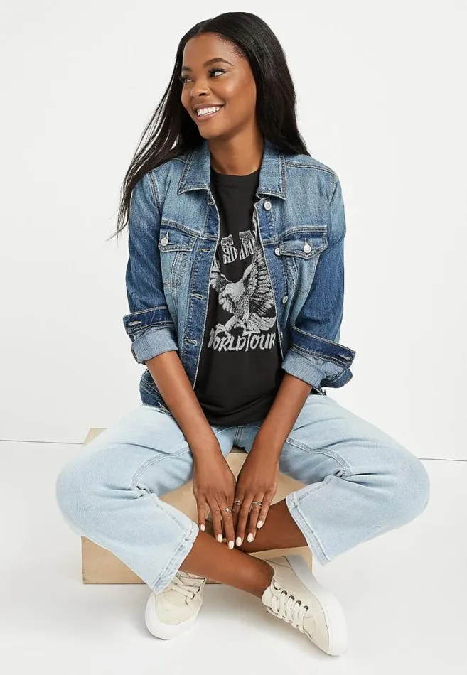 Women Usa World Tour Graphic Tee Maurices Tops