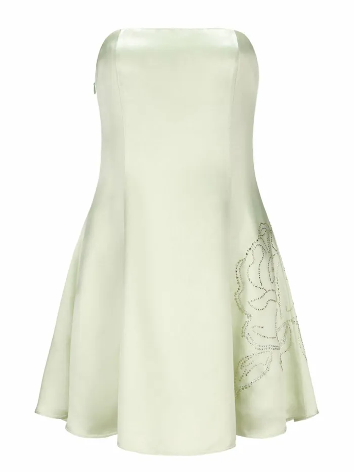 Women Victoria Rose Dress Nana Jacqueline Satin