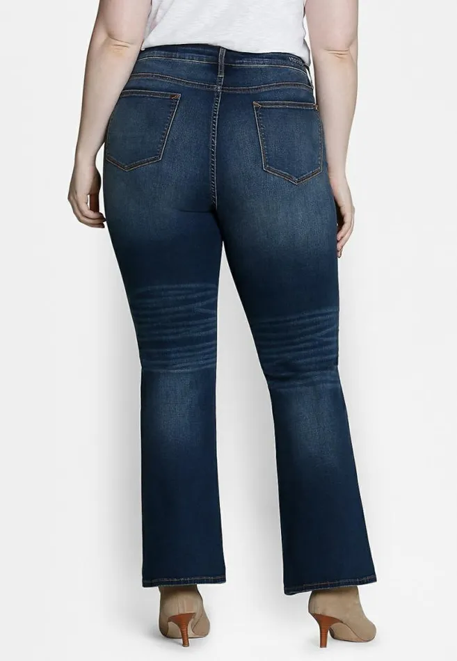 Women Vigoss Jagger Dark Wash Bootcut Jean Maurices Plus Jeans