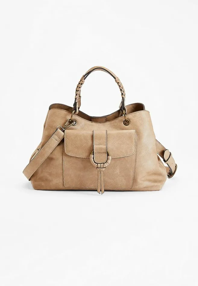 Women Wrap Ring Stitch Satchel Crossbody Bag Maurices Bags