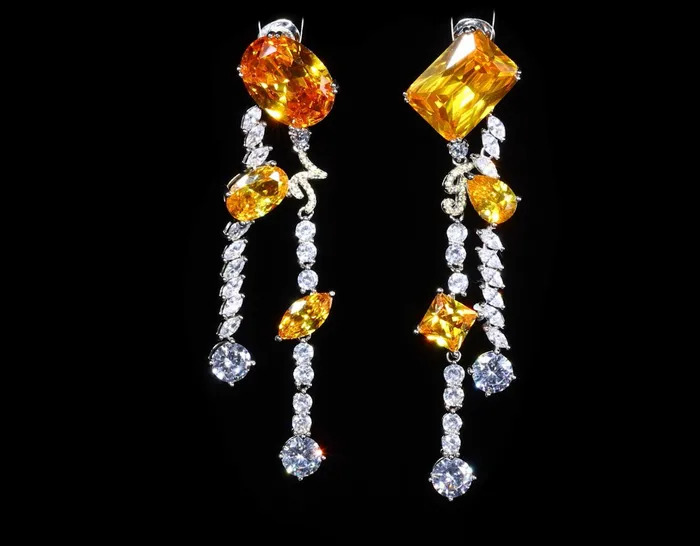 Women Yellow Earrings Nana Jacqueline Earrings