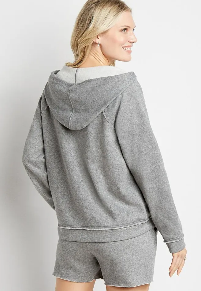 Women Zip Up Hoodie Maurices Tops