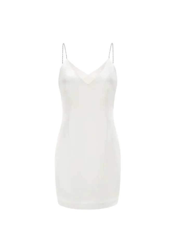 Women Zolene White Mini Dress Nana Jacqueline Bridal