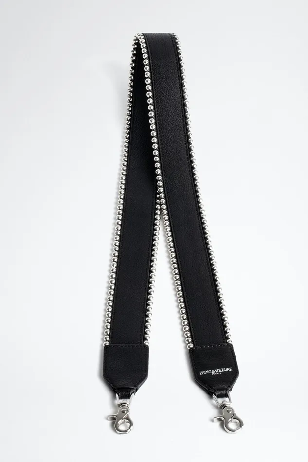 Zadig and Voltaire Bags BAG STRAP GRAINED WITH STUDS 8211 WomenMen